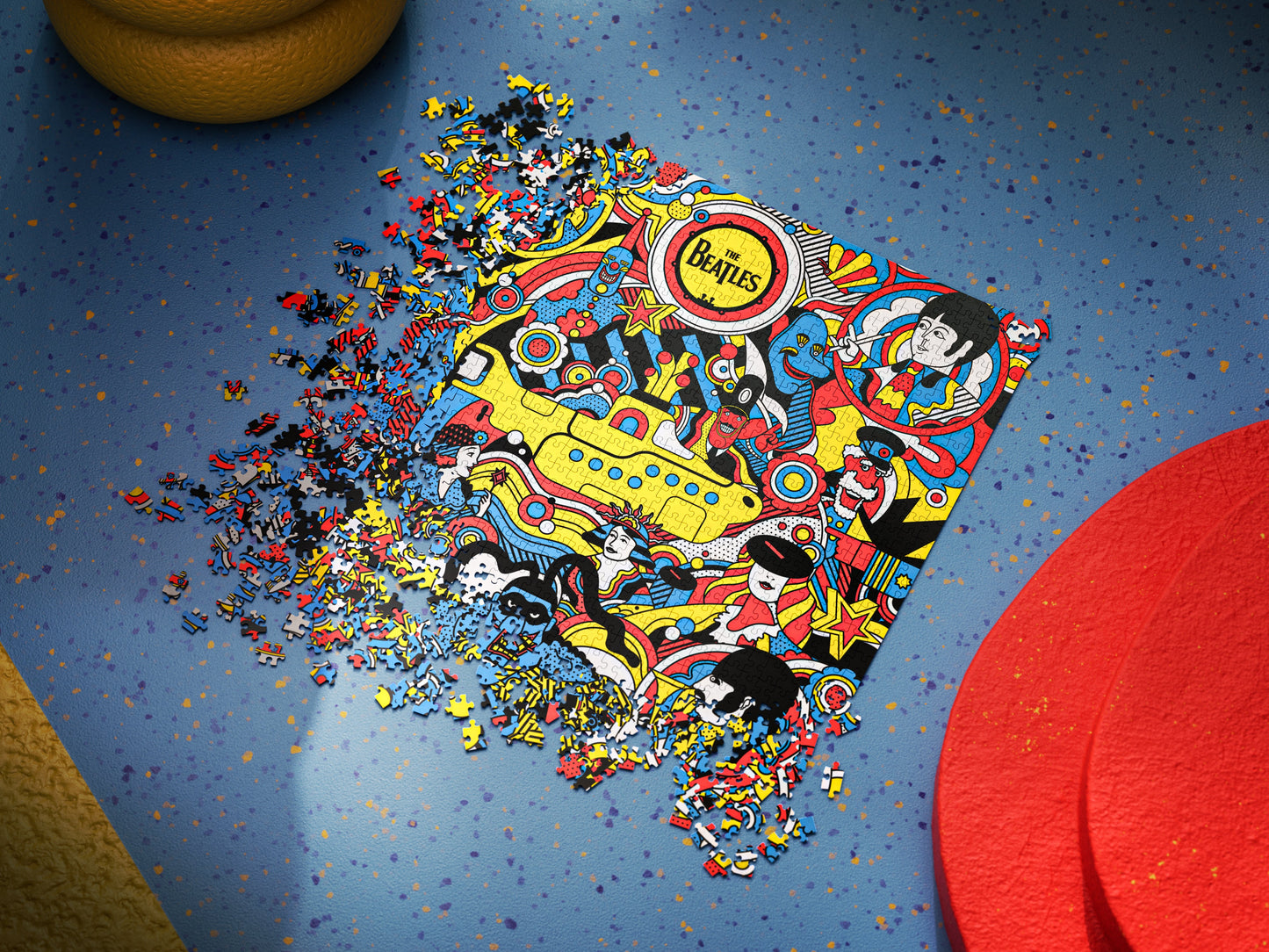 Puzzle Rompecabezas premium The Beatles: Yellow Submarine de Theory11