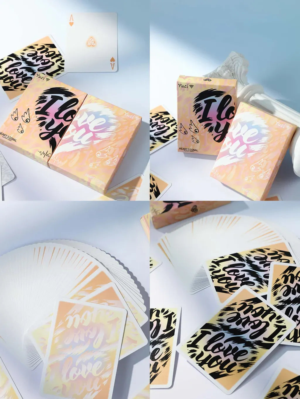 Pack (2 barajas) Misterioso Yuci Heart Signal Naipes de YUCI