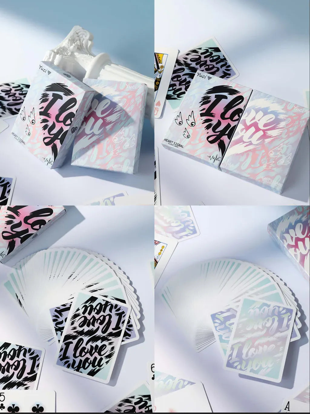 Pack (2 barajas) Misterioso Yuci Heart Signal Naipes de YUCI