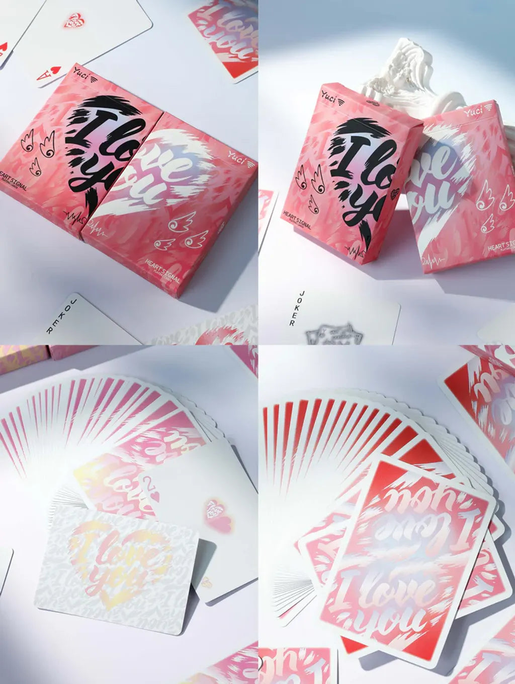 Pack (2 barajas) Misterioso Yuci Heart Signal Naipes de YUCI