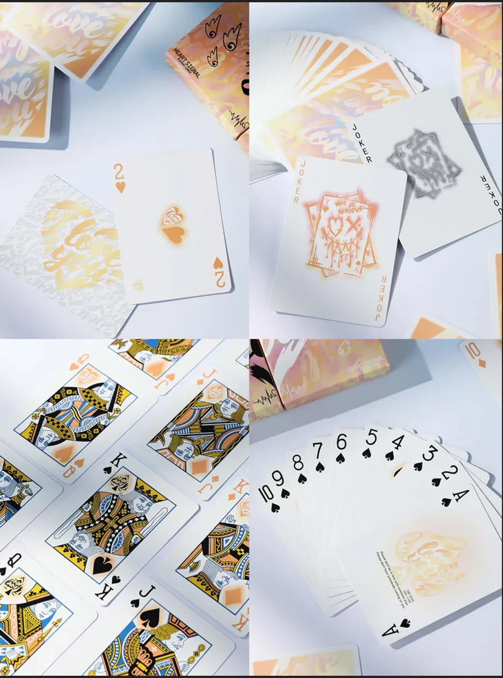 Pack (2 barajas) Misterioso Yuci Heart Signal Naipes de YUCI