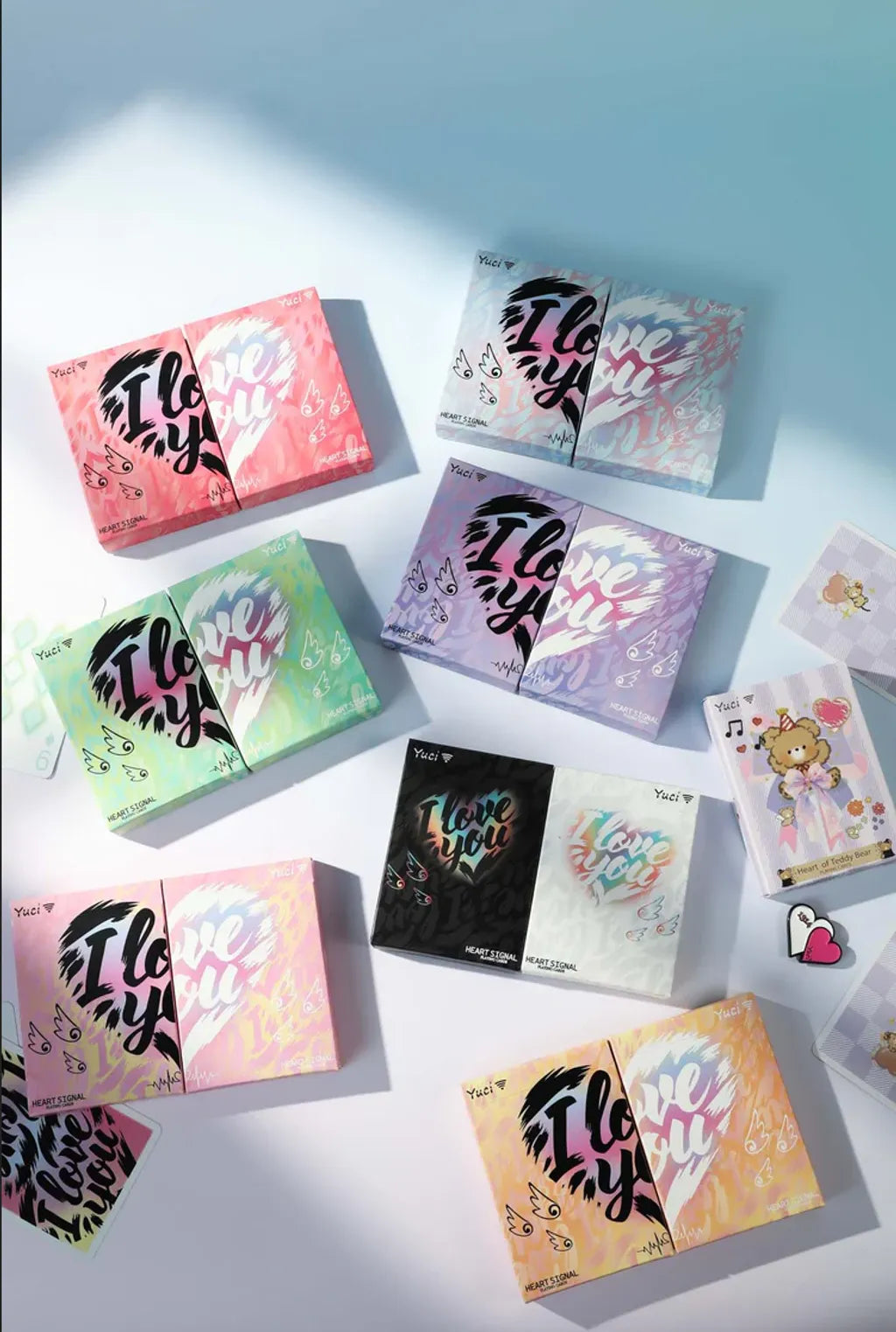 Pack (2 barajas) Misterioso Yuci Heart Signal Naipes de YUCI