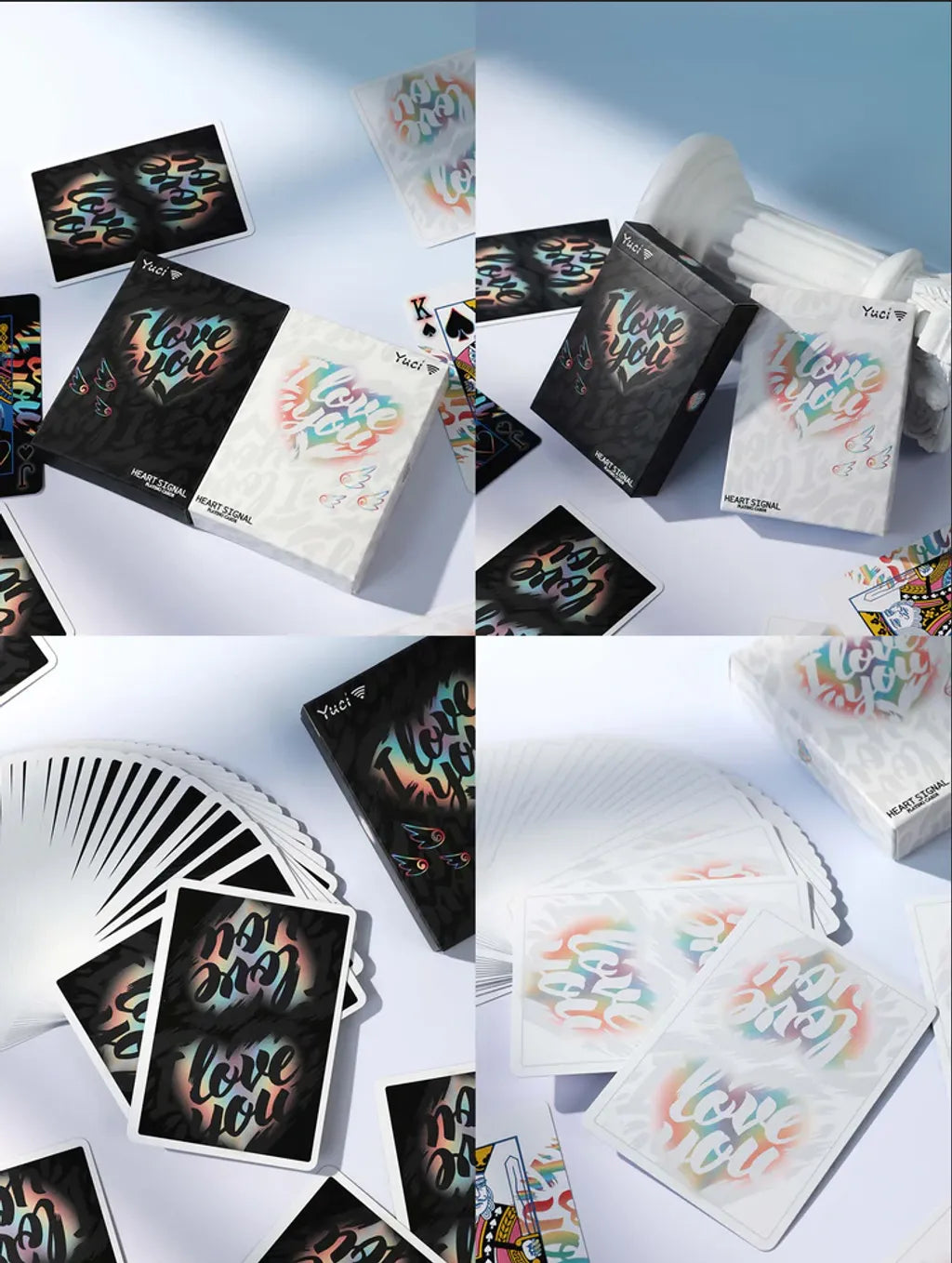 Pack (2 barajas) Misterioso Yuci Heart Signal Naipes de YUCI