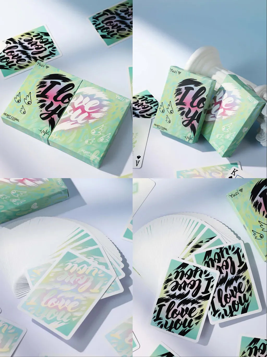 Pack (2 barajas) Misterioso Yuci Heart Signal Naipes de YUCI