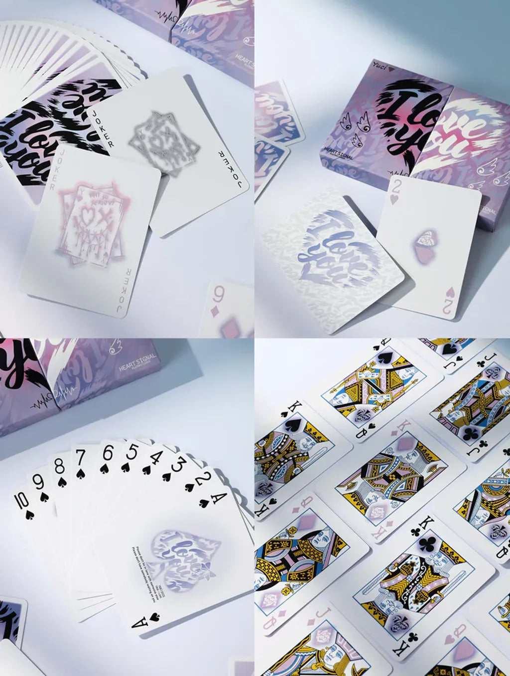 Pack (2 barajas) Misterioso Yuci Heart Signal Naipes de YUCI