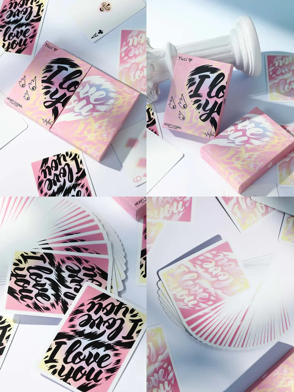Pack (2 barajas) Misterioso Yuci Heart Signal Naipes de YUCI