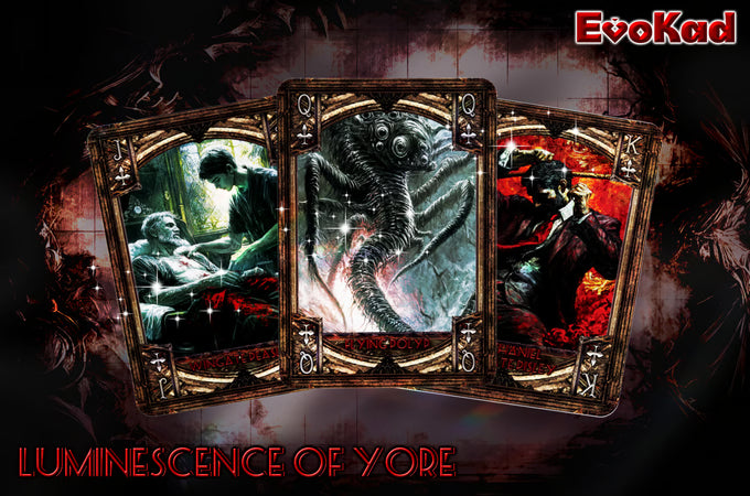 Cartas Cthulhu Luminescence Of Yore Naipe Inglés Evokad Gema Roja