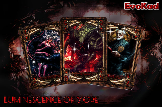 Cartas Cthulhu Luminescence Of Yore Naipe Inglés Evokad Gema Roja