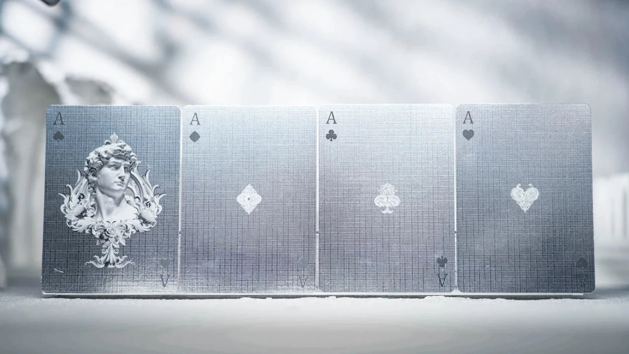 Baraja de cartas Alabaster: Michelangelo Luxury by TCC