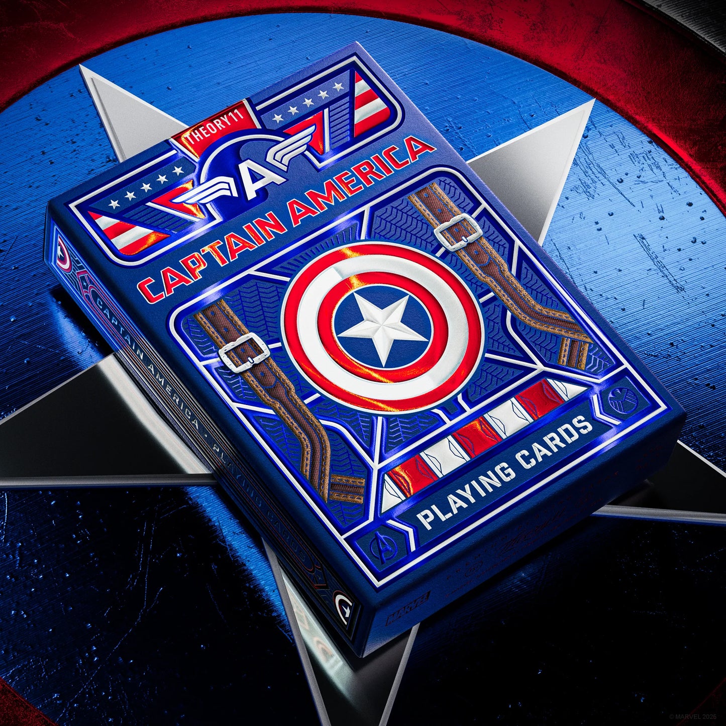 Baraja de cartas Capitán América by Theory11