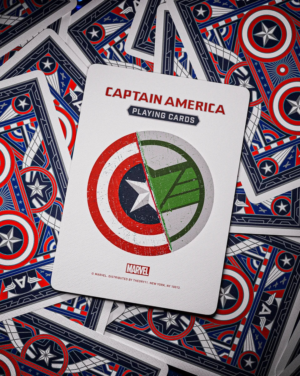 Baraja de cartas Capitán América by Theory11