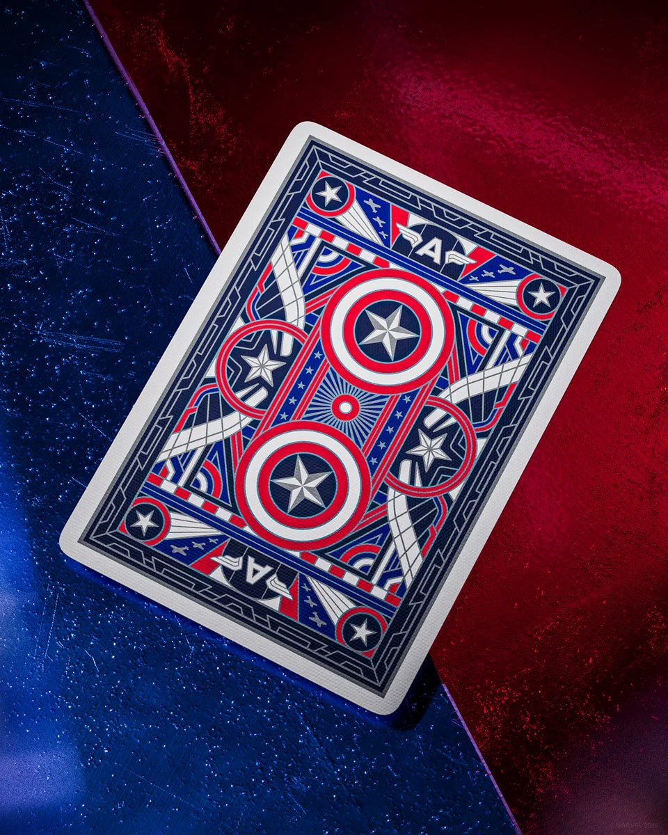 Baraja de cartas Capitán América by Theory11