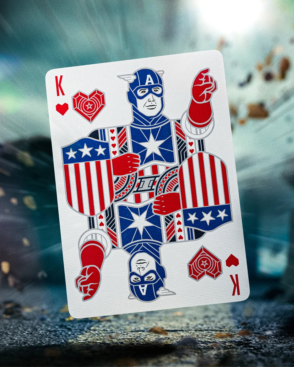 Baraja de cartas Capitán América by Theory11