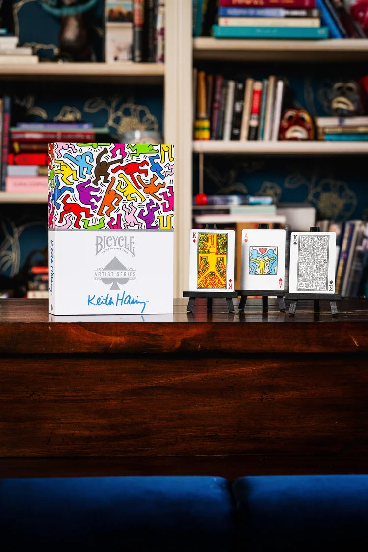 RESERVA Bicycle Artist Series: Keith Haring (Box Set Rojo y Azul)