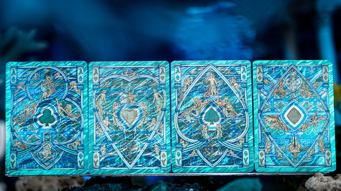 Artist Boxset Atlantis De Ark Naipe Inglés Premium Agua Atlantis Artist Box Set