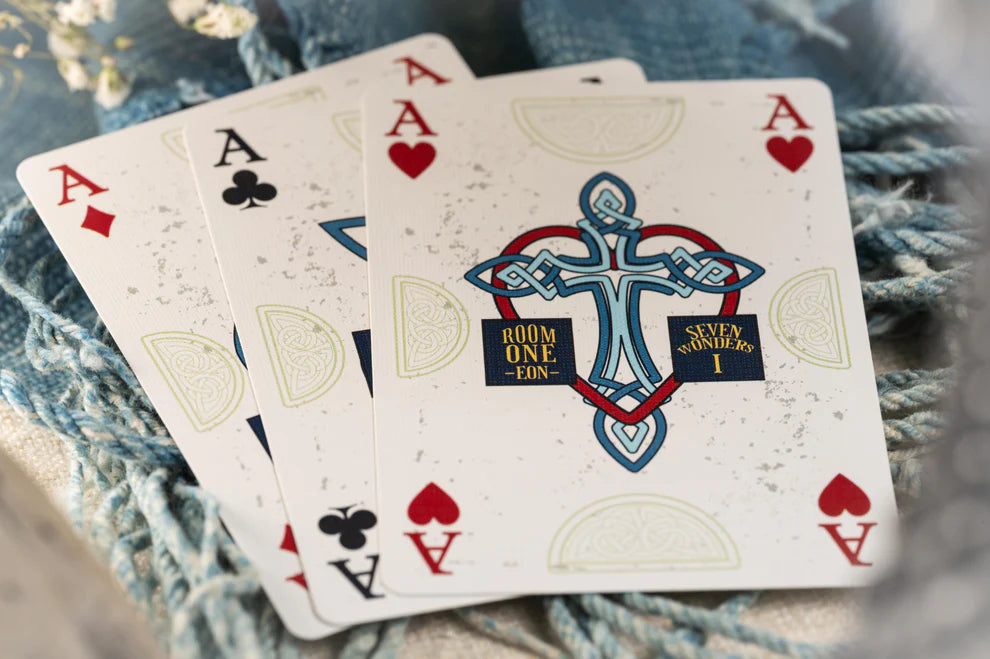 Baraja Seven Wonders I - Los Jardines Colgantes de Babilonia by  Room One Naipe Inglés Premium