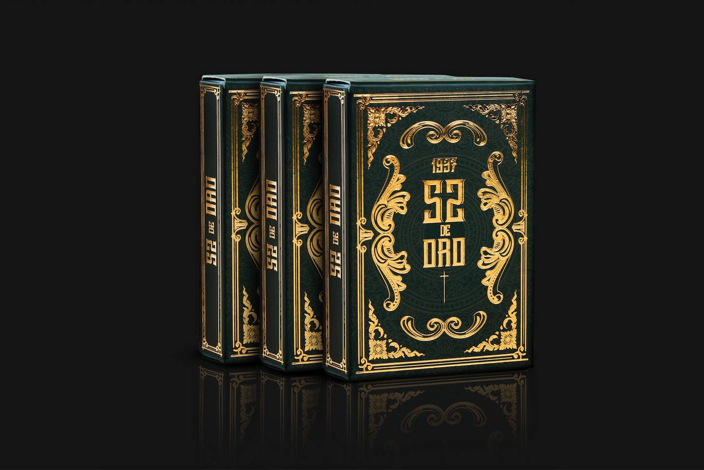 Baraja Los 52 de Oro- Los Cruzados Naipe Inglés Personalizado