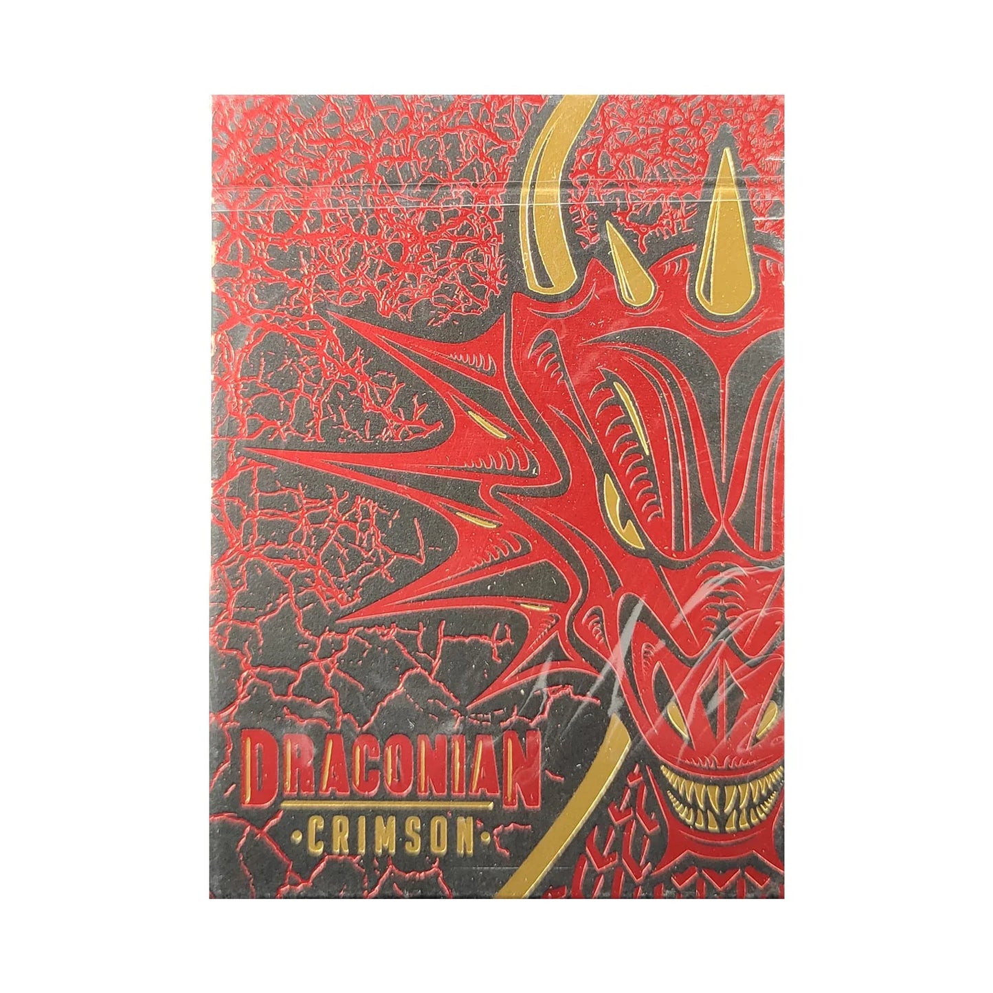 Baraja Draconian Crimson By Midnight Cards Naipe Premium