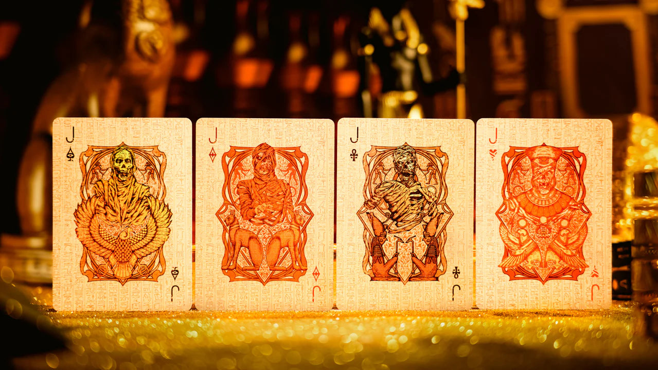 [A PEDIDO] Baraja de cartas de lujo de la mitología egipcia de TCC & Keyhole