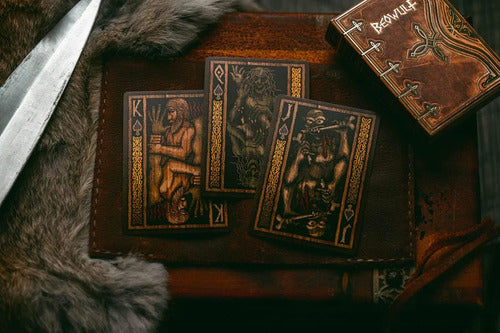 Baraja Beowulf By Kings Wild Project Naipe Ingles Marrón Inglés