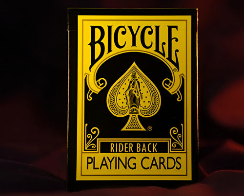 [A PEDIDO] Baraja Reverse Rider Back Yellow - Bicycle Naipe Premium Amarillo Reverse Yellow Inglés