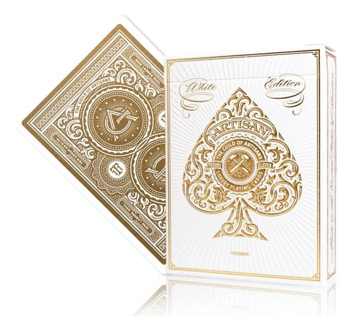 Cartas Theory11 Artisan White Blanco Naipe Inglés Premium Inglés