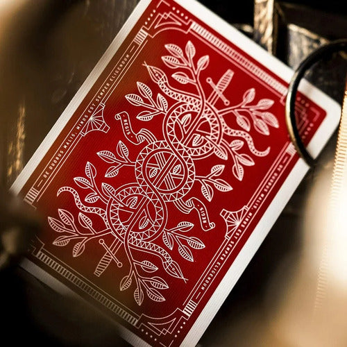 Baraja De Cartas Red Monarch Theory11, Naipe Inglés Rojo Inglés