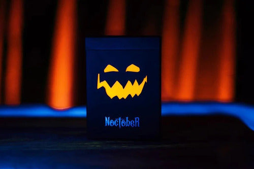 [A PEDIDO] Baraja Naipe Inglés Poker Noctober By Noc Uv Magia Cardistry Uv Naranjo Halloween Inglés