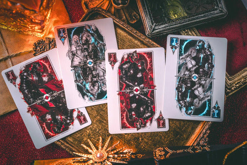 Baraja Death Knight Inferno Evokad- King Star Naipe Inglés Rojo Inglés
