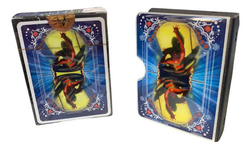 [A PEDIDO] Baraja Spiderman Marvel Card Guard Naipe Inglés Premium Azul Oscuro Inglés