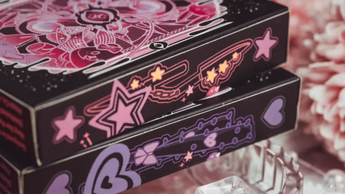 [A PEDIDO] Set Rebel Angels By King Star Pack Anime Poker Naipe Inglés Metalico Rebel Y Angel Inglés