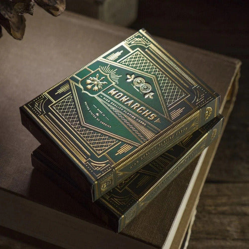 Baraja De Cartas Theory11 Green Monarch, Naipe Inglés Verde Inglés