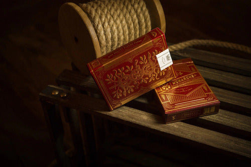 Baraja De Cartas Red Monarch Theory11, Naipe Inglés Rojo Inglés