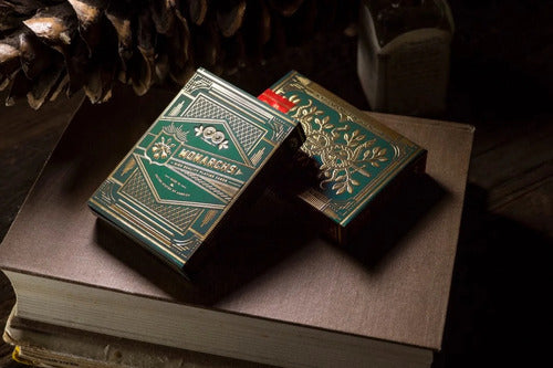 Baraja De Cartas Theory11 Green Monarch, Naipe Inglés Verde Inglés