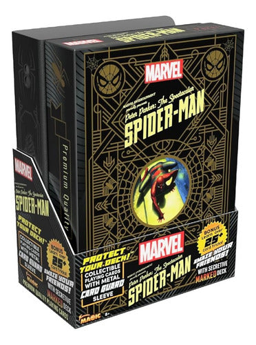 RESERVA Baraja Spiderman Marvel Card Guard Naipe Inglés Premium Azul Oscuro Inglés