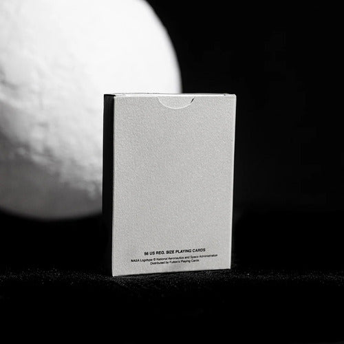 [A PEDIDO] Baraja Naipe Inglés Poker Nasa Silver Foil Worm By Fulton's Gris Foil Inglés
