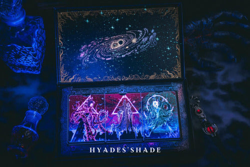[A PEDIDO] Set Cthulhu Hyade's Shade By King Star Pack X3 Naipe Poker Negro Uv Cthulhu Hyades Shade Inglés