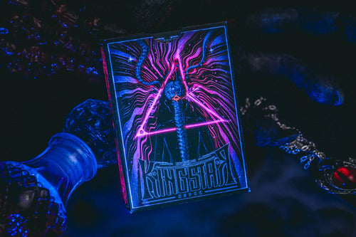 [A PEDIDO] Set Cthulhu Hyade's Shade By King Star Pack X3 Naipe Poker Negro Uv Cthulhu Hyades Shade Inglés
