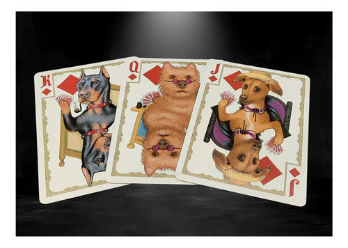 [A PEDIDO] Baraja Perros Jugando Poker Dogs By Bicycle Naipe Inglés Dorado Oscuro Inglés
