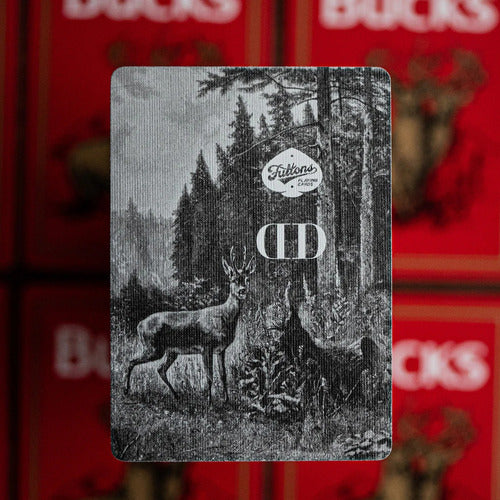 Baraja Bucks Souvenir By Dan & Dave X Fultons- Naipe Premium Rojo Inglés