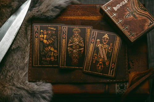 Baraja Beowulf By Kings Wild Project Naipe Ingles Marrón Inglés