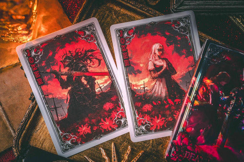 Baraja Death Knight Inferno Evokad- King Star Naipe Inglés Rojo Inglés