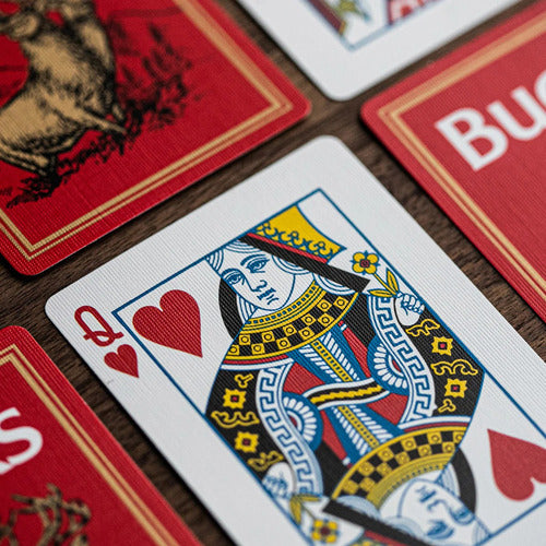 Baraja Bucks Souvenir By Dan & Dave X Fultons- Naipe Premium Rojo Inglés