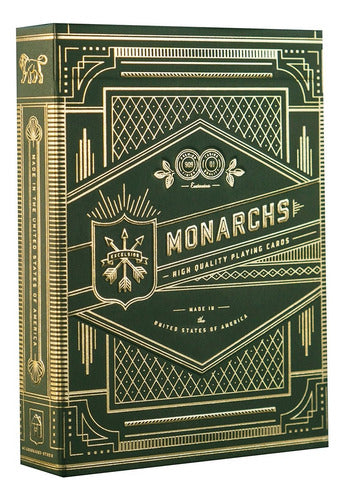 Baraja De Cartas Theory11 Green Monarch, Naipe Inglés Verde Inglés