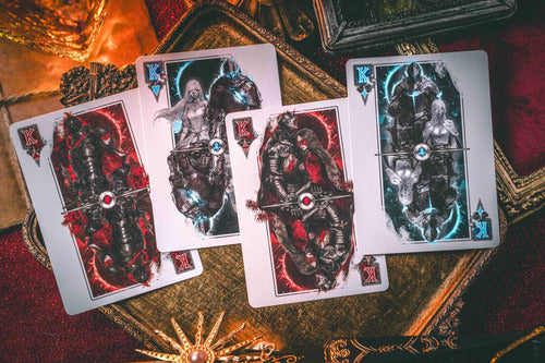 Baraja Death Knight Inferno Evokad- King Star Naipe Inglés Rojo Inglés