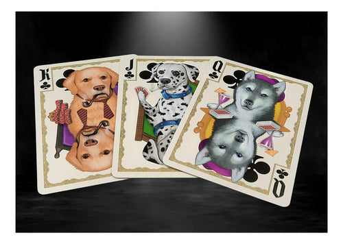 [A PEDIDO] Baraja Perros Jugando Poker Dogs By Bicycle Naipe Inglés Dorado Oscuro Inglés