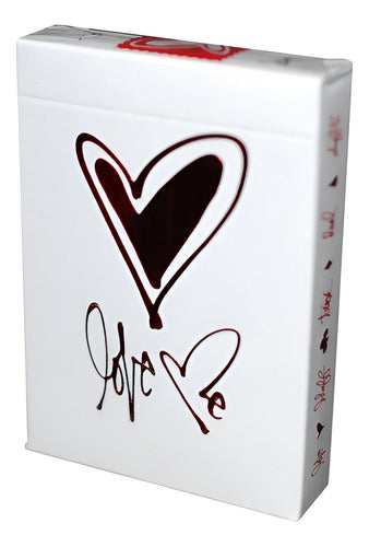 Baraja Love Me - Enamorados Theory 11 Naipe Inglés Premium Blanco Inglés
