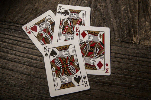 Baraja De Cartas Red Monarch Theory11, Naipe Inglés Rojo Inglés