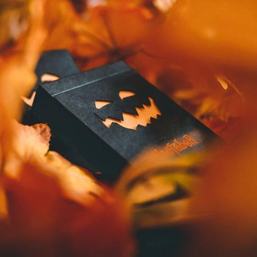 [A PEDIDO] Baraja Naipe Inglés Poker Noctober By Noc Uv Magia Cardistry Uv Naranjo Halloween Inglés