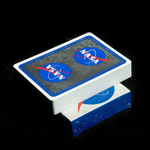 [A PEDIDO] Baraja Nasa Meatball Logo Naipe Inglés Fulton's Dan&dave Plateado Nasa Meatball Especial Inglés